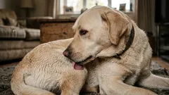 Varför en hund ständigt slickar sig: Ingen söt vana, utan ett varningssignal